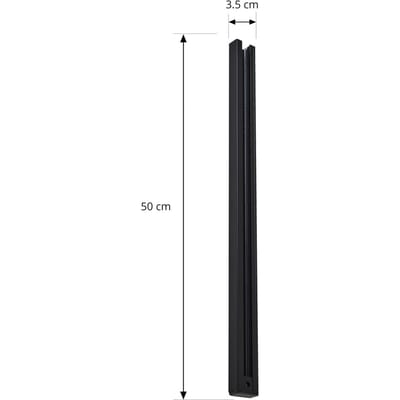 Lindby - 1-fase railverlichting - Aluminium - H: 1.8 cm - zwart