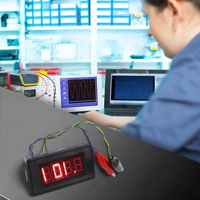 Digitale Weerstand Tester - Weerstandsmeter Module - Elektronica Hobby - Snelle Reactie Display - 8 x 4 x 2 cm
