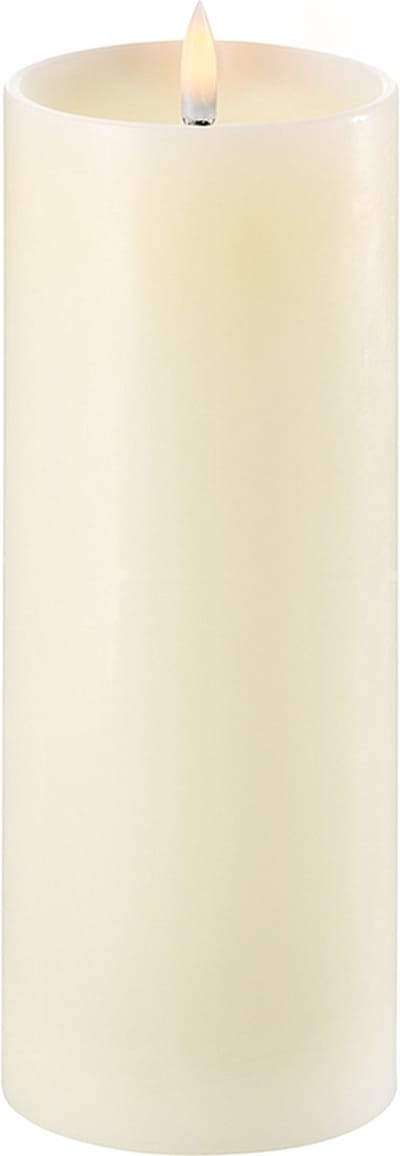 Uyuni Led Rustieke Kaars Ivory- 20CM