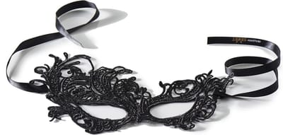 Dirty Little Secret - Flirty Lace Masker Zwart