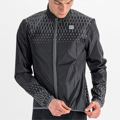 Sportful Fietsjack Heren Zwart  - REFLEX JACKET BLACK - 2XL