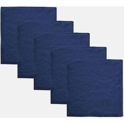 The One Towelling Gastendoek - 30x30 cm - 5 stuks - Hotelkwaliteit - 450 g/m² - 100% Gekamd katoen - Navy