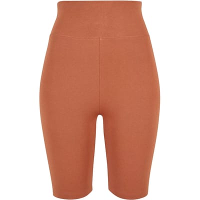 Urban Classics Ladies High Waist Cycle Shorts Terracotta Taglia: S | Pantaloncini Sportivi Outlet | Donna