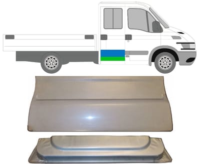 Reparatie plaatwerk achterste deuren voor Iveco Daily 1999-2014 / Links = Rechts