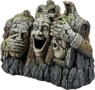 Auqa Della Horen, zien en zwijgen rots 21,5x12,3x16cm