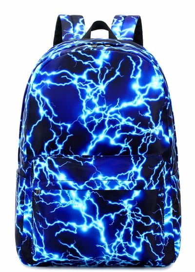 School Rugzak - Boekentas Laptop Tas - Dagelijks Gebruik - Lichtgewicht Waterdicht - 17 Inch - Blauw