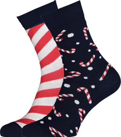 Toffe Sokken - Gekke Sokken - Leuke Sokken - Sweet Xmas - Maat: 39 t/m 42