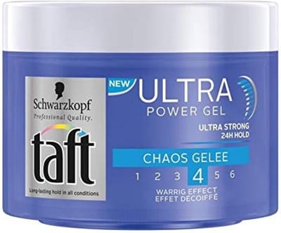 Taft Gel chaos gelee level 4 ultra hold