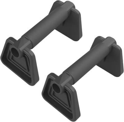 Trainingsstandaard - Fitnessapparatuur - Krachttraining Bovenlichaam - Anti-Slip Grip - 17 x 10 x 8 cm - Zwart