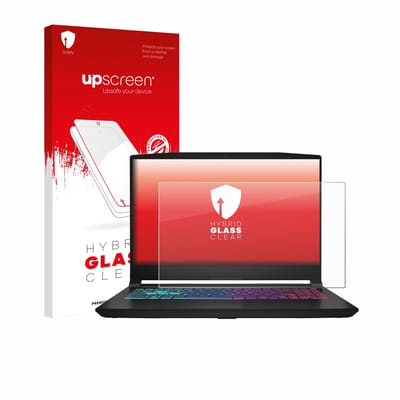 upscreen - Screenprotector voor MSI Katana 15 HX B14 - Folie Beschermfolie Beschermglas transparant