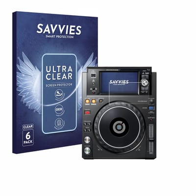 Savvies - Screenprotector voor Pioneer XDJ -1000MK2 - Folie Beschermfolie transparant 6 Stuks