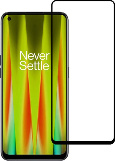 Screenprotector - Geschikt voor OnePlus Nord CE 2 - Full Cover - Gehard Glas - Beschermglas - Tempered Glass - Screen Protector