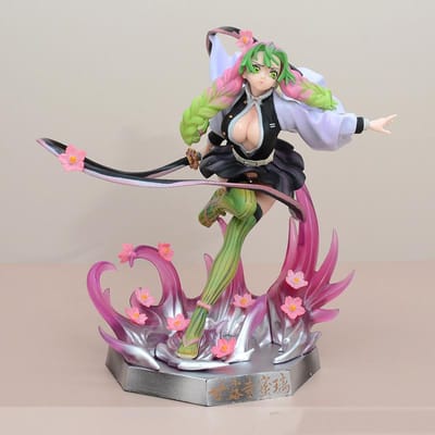 22cm Demon Slayer Figuur Kanroji Mitsuri Anime Kimetsu No Yaiba Figuur Shinobu Actiefiguur Kamado Nezuko Sexytoys gray