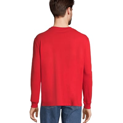 SOLS Unisex volwassen Pioneer T-shirt met lange mouwen (Helder rood)