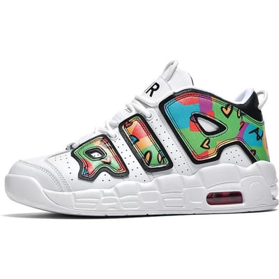 Heren Mode Sneakers Comfortabele Lichte Sportschoenen Ademend Mesh Bovenwerk Antislip Rubberen Zool Casual Dagelijkse Schoenen 42 white