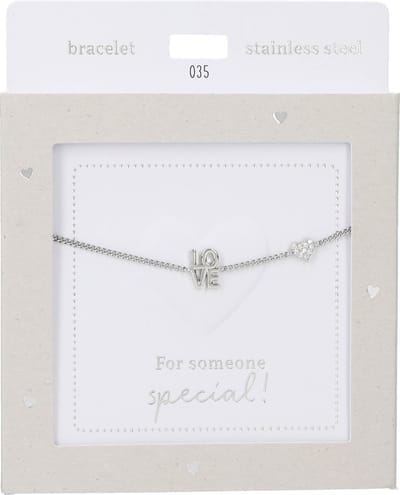 Depesche - Armband "Heart of Gold" - mot. 035 - Love - silver