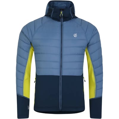 Dare2b Descending Hybrid Sweatshirt Met Rits Blauw XL Man