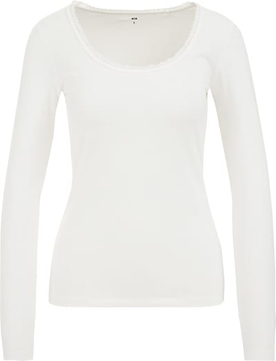 WE Fashion Dames T-shirt met kant