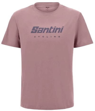 Santini T-shirt Met Korte Mouwen Roze XL
