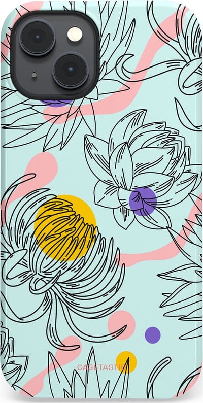 Casetastic Hoesje Geschikt voor Apple iPhone 14 Plus Magsafe - Stijlvolle Beschermende Duo-layer Case - Wildschets