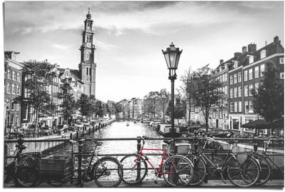 Poster Amsterdamse grachten - 61 x 91,5 - Papier - REINDERS