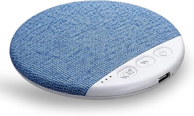 Kussenluidspreker - Slaaphulp Luidspreker - Rustig Slapen - Ingebouwde Witte Ruis - 96x12mm - Blauw
