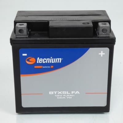 Sla Tecnium-accu voor auto YTX5L / 12V 4,2Ah nieuw