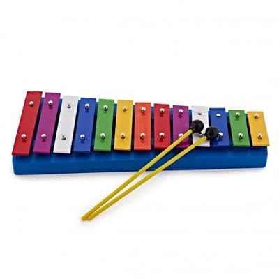 playLITE Kleurrijk Glockenspiel met 13 Staven van Gear4music
