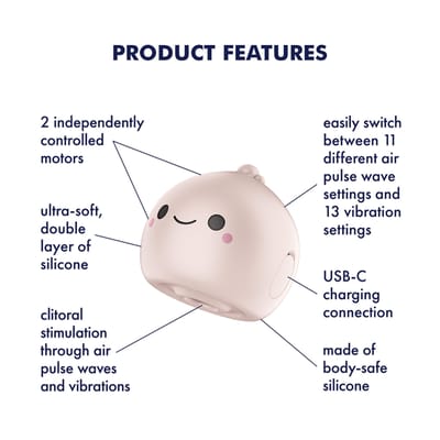Satisfyer - Mochi - Luchtdruk Vibrator - Beige