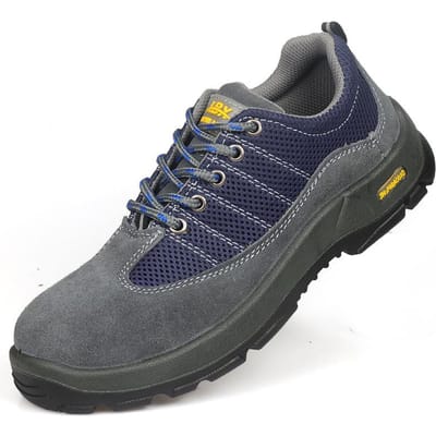 Chaussures de protection Embout en acier Anti-écrasement et Anti-pénétration Légères et Résistantes à l'usure Respirantes Résistantes à l'huile Chaussures de travail de protection 46