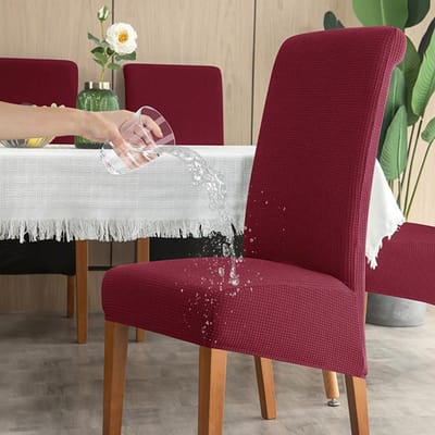 Waterdichte stoelhoes Spandex elastische polar fleece stoelhoes eetkamer stoelhoezen bruiloft hotel 1-Pcs