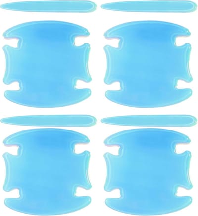 Autodeurkrukbeschermer Set - Krasbescherming Deur - Voertuig Beschermen - Kleurveranderend Effect - 8 Delig - Veelkleurig