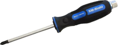 SW-Stahl 31904SB schroevendraaier met kruiskop I PH2 x 100 mm I kruisschroevendraaier I schroevendraaiergereedschap I PH kruisschroevendraaier
