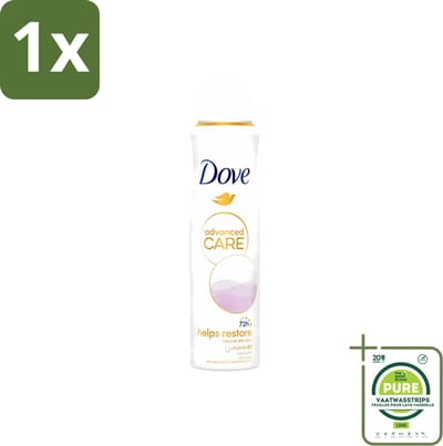 1 x Dove - Deodorant - Spray Clean Touch - Zachte geur en verzorging - 150 ml - Dove Deodorant Spray - Clean Touch - Anti-transpirant - Zweet En Geur Bescherming - 48 Uur Bescherming
