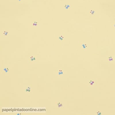 Behang Bijtjes - Babykamer - Behangpapier - Bijen - Kinderbehang - Four Friends - Behang Kinderkamer- 0,53 x 10,05M.