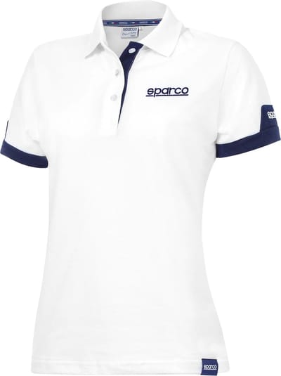Sparco Corporate Dames Poloshirt - Wit
