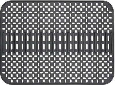 Siliconen Spoelbakmat Groot 17"x12,5", Gootsteen Liner Protector, Hittebestendig & Antislip (Grijs)