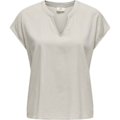 JDY - JDYCAYA LION LINEN S/S TOP WVN DIA - Dames - Blouses