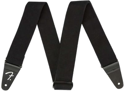 Fender SuperSoft Gitaarband Zwart 0990642006