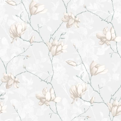 Boråstapeter Vliesbehang 7229 - Adorn - Botanisch Wit - 53cm x 10.05m