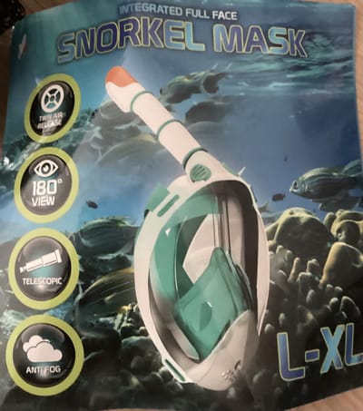Snorkel mask maat L/XL