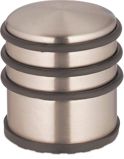 3x deurstopper rvs - hoge deurstop binnen - zonder boren - 7,5 x 7 cm - brons