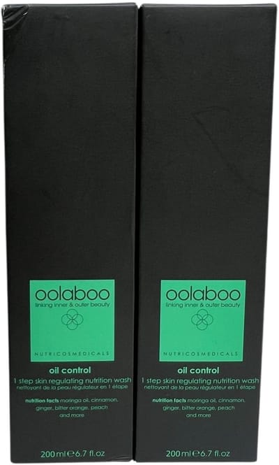 2x Oolaboo oil control wash - 200 ml