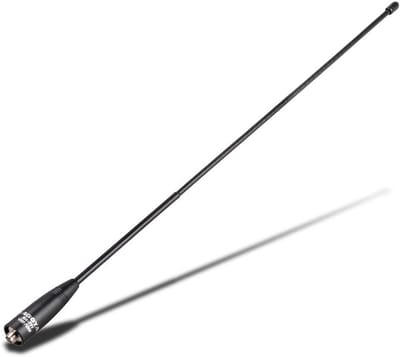 Zweep Antenne - VHF UHF - Buiten Communicatie - Versterkt Signaal - 15.6 Inch - Zwart