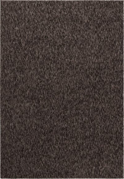 Modern laagpolig vloerkleed Nizza - bruin - 140x200 cm