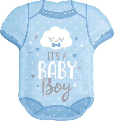 Amscan Folieballon Super Shape Baby Boy Onesie 55 X 60 Cm