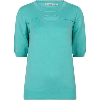 Esqualo sweater SP24-07005 - Pool Blue