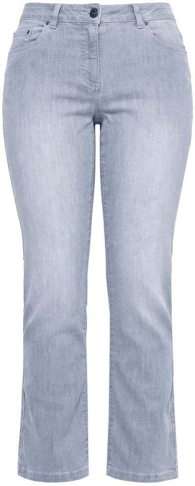 Angel of Style - Dames - Jeans Paula Straight Fit stretchcomfort 5-pocket - Medium grijs - Maat 23