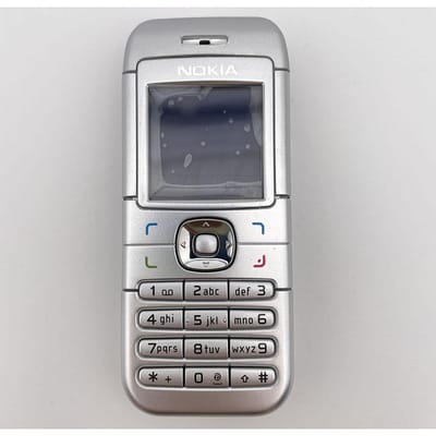 Gereviseerde Nokia ontgrendelde originele Nokia 6030 GSM feature phone mobiele telefoon 1 Battery 1 Charger