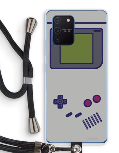 Case Company® - Hoesje met koord geschikt voor Samsung Galaxy Note 10 Lite hoesje met Koord - Game On - Telefoonhoesje met Zwart Koord - Bescherming aan alle Kanten en Over de Schermrand